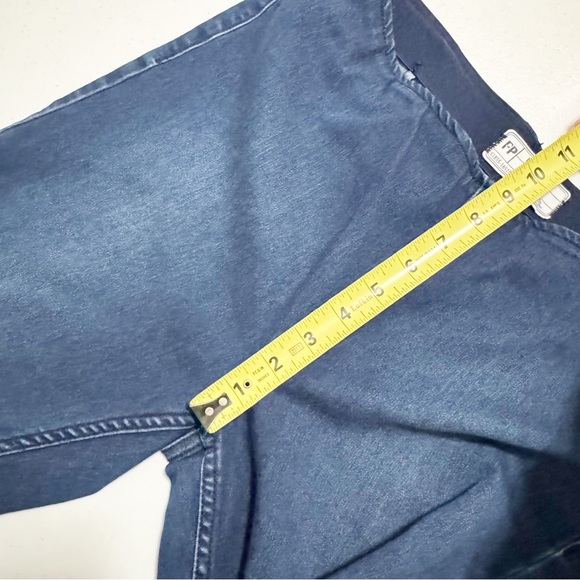 Free People Penny Pull On Flare Jeans Blue 30 - Picture 7 of 12